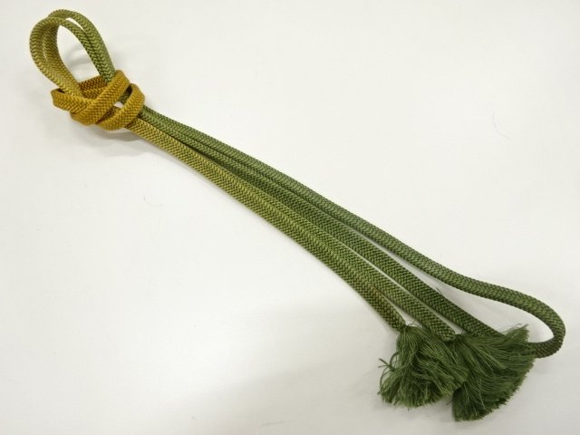 JAPANESE KIMONO / HAND-TIED OBIJIME CORD